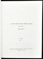 A kortárs magyar dráma színművészetünkben (1957-1982.) Bibliográfia. I-II. köt. A bibliográfiát össz...