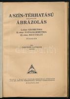 Csiszár Sándor: A szín-térhatású anaglif ábrázolás. Geometria - fotogrammetria - hegyrajz. Függelék....