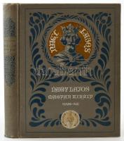 Andor József: Nagy Lajos magyar király. (1326-82.) Regényes korrajz. Bp., 1908., Szent István-Társulat, 196 p. Kiadói aranyozott, festett, Nagy Lajos képével díszített szecessziós egészvászon-kötés, a borítón kis kopásnyomokkal, ajándékozási bejegyzéssel.