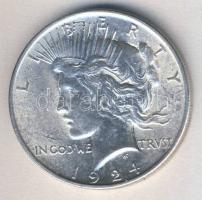 USA 1924. 1$ Ag "Peace" T:2-/2