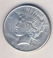USA 1924. 1$ Ag "Peace" T:2-