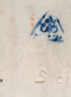 Azonosítatlan jelzéssel: Fekvő kos. Mázas kerámia, hibátlan 20 cm