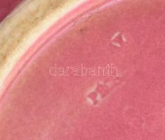 Zsolnay rózsaszín nagy méretű edény. Jelzett, egy hajszálrepedéssel. m: 21 cm