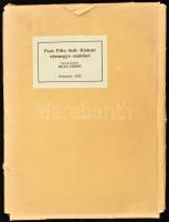 Rexa Dezső: Pest-Pilis-Solt-Kiskun vármegye emlékei. Összegyűjtötte: --. Bp., 1931, Stádium, 28+4 p.+23 (részben színes képtáblák) t. Kiadói mappa, benne zsínórfűzéses füzettel és képtáblákkal, sérült mappában.