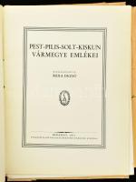 Rexa Dezső: Pest-Pilis-Solt-Kiskun vármegye emlékei. Összegyűjtötte: --. Bp., 1931, Stádium, 28+4 p....