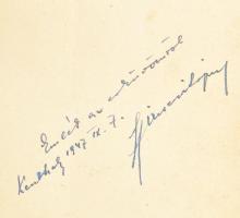 Gyimesi Lajos: Tavaszi hangok. - - novellái. DEDIKÁLT! Kecskemét, 1935., Első Kecskeméti Hírlapkiadó...