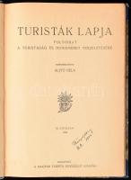 1943 Turisták Lapja 55. évfolyam Bp., MTE, korabeli félvászon kötésben