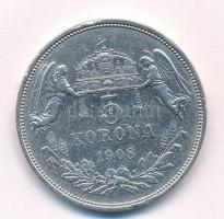 1908KB 5K Ag "Ferenc József" T:XF,VF ph, karc
Adamo K7