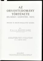 Szumowski Ulászló,: Az orvostudomány története bölcsészeti szempontból nézve. Orvosok és orvostanhallgatók számára. Fordította, magyar vonatkozású jegyzetekkel, időrendi táblákkal és ábrákkal ellátta vitéz Herczeg Árpád. Bp., 1939, Magyar Orvosi Könyvkiadó Társulat. (Ny.n.). XI, [1], 649p. 332 szövegközi ábrával, fényképpel, grafikával.