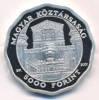 2007. 5000Ft Ag "Debreceni Református Nagytemplom" kapszulában, tanúsítvánnyal T:PP Adamo ...