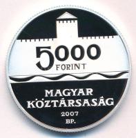 2007. 5000Ft Ag "Gyulai vár" kapszulában, tanúsítvánnyal T:PP halvány ujjlenyomat
Adamo E...