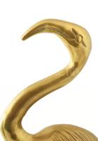 Ismeretlen szobrász: Nagyméretű bronz flamingó pár, jelzés nélkül, jó állapotban, m: 51-56 cm