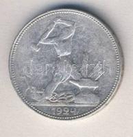 Szovjetunió 1924. 50k Ag T:3- ph