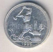 Szovjetunió 1925. 50k Ag T:3 ph