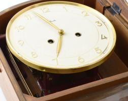 Mauthe art deco felesütős falióra, inga járatos, működő, szép állapotban, kis karccal 34x44 cm