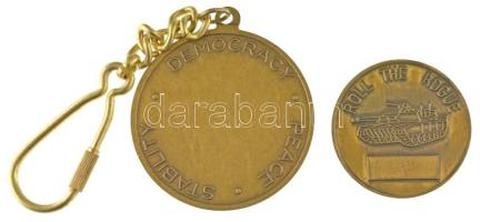 Amerikai Egyesült Államok DN "Egyesült Államok Európai Parancsnoksága" békefenntartó bronz...