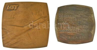 Lengyelország 1979. "A LOT Lengyel Légitársaság 50. évfordulója - 1929-1979" kétoldalas br...