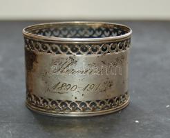 1915 Jelzett alpakka szalvétagyűrű / Napkin-ring signed alpakka