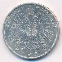 Ausztria 1913. 2K Ag "Ferenc József" T:AU,XF 
Austria 1913. 2 Corona Ag "Franz Josep...