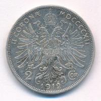 Ausztria 1912. 2K Ag "Ferenc József" T:VF patina 
Austria 1912. 2 Corona Ag "Franz J...