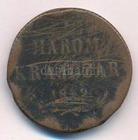 1849NB 3kr Cu T:F karc, ph. Adamo B2