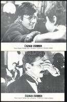 cca 1978 ,,Éjszakai csendben" című lengyel bűnügyi film jelenetei és szereplői, 6 db produkciós...