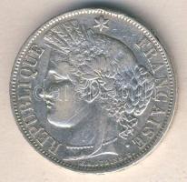 Franciaország 1870A 5Fr Ag T:3 ph