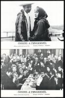 cca 1980 ,,Ősszel a tengernél" című szovjet film jelenetei és szereplői, 10 db produkciós filmf...