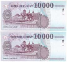 2005. 10.000Ft (2x) sorszámkövetők "AA 9583601 - AA 9583602" T:UNC
Adamo F58F