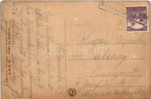 Budapest XVII. Rákoscsaba, pályaudvar, vasútállomás. Engel Simon kiadása (EK)