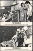 cca 1980 ,,Panelsztori" című csehszlovák filmszatíra jelenetei és szereplői, 12 db produkciós f...