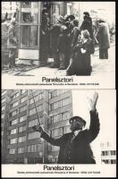cca 1980 ,,Panelsztori" című csehszlovák filmszatíra jelenetei és szereplői, 12 db produkciós f...