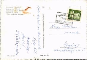 1962 Tihany, apátság, Csobánc hajó. Foto: Horváth Zoltán. Képzőművészeti Alap Kiadóvállalata + &quot...