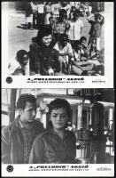cca 1964 ,,A Preludio akció" című NDK - kubai film jelenetei és szereplői, 2 db vintage produkciós filmfotó ezüst zselatinos fotópapíron, a használatból eredő (esetleges) kisebb hibákkal, 18x24 cm