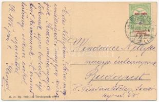 1915 Budapest XIX. Kispest, Wekerle-telep, Hungária út, kerékpározó úr