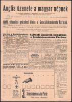 1947 Tiszántúli Népszava rendkívüli kiadás, 1947. aug. 30., a címlapon: "A Szovjet-Unió ratifik...