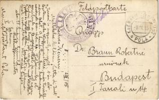 1915 A Pola felett lelőtt Citta di Jesi olasz léghajó maradványai, osztrák-magyar haditengerészet / ...