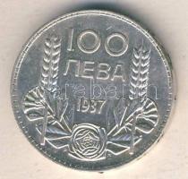 Bulgária 1937. 100L Ag T:2