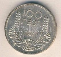 Bulgária 1937. 100L Ag T:2/3 kis ph