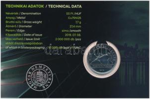 2019. 50Ft Cu-Ni "Vívó-Világbajnokság" első napi veret számozott díszcsomagolásban (05962)...