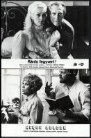 cca 1989 előtt, külföldön készült filmek egy-egy jelenete, 29 db vintage produkciós filmfotó, ezüst zselatinos fotópapíron, a használatból eredő (esetleges) kisebb hibákkal, 18x24 cm