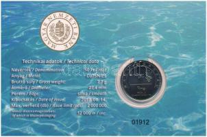 2017. 50Ft Cu-Ni "FINA Vizes Világbajnokság" első napi veret sorszámozott emléklapon (0191...