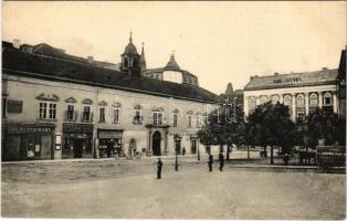 Budapest V. Piarista ház 1913-ban lebontott városház téri része. Barcza József kiadása