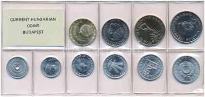 1986. 2f-20Ft (10xklf) érmés forgalmi sor fóliatokban T:UNC Adamo FO19