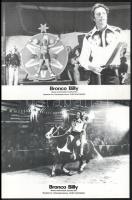 cca 1980 ,,Bronco Billy" című amerikai film jelenetei és szereplői, 9 db produkciós filmfotó ny...