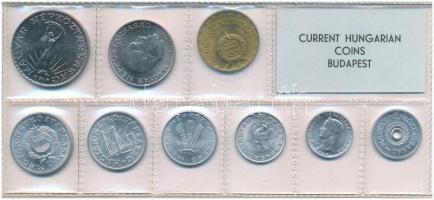 1972. 2f-10Ft (9xklf) érmés forgalmi sor fóliatokban T:UNC 
Adamo FO5