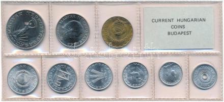 1981. 2f-10Ft (9xklf) érmés forgalmi sor fóliatokban T:UNC 
Adamo FO14