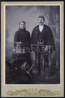 cca 1910 Budapest, Berger R. fényképészeti műintézetében készült, keményhátú, vintage fotó, 16,5x11 cm