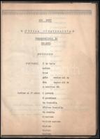 Ugo Betti: L'Isola Meravigliosa c. 1929-ben megjelent darabjának forgatókönyve, gépelt kézirat,...