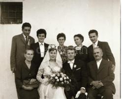 cca 1950-1960-as évek, Dzubay Árpád sátoraljaújhelyi fényképész műtermében készült 13 db vintage NEG...